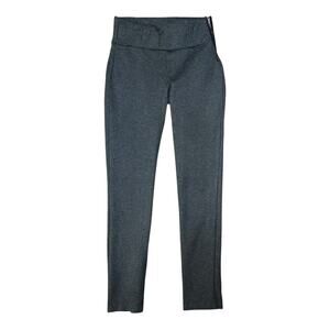 Sentimental New York Womens Slim Straight Leg Dress Pants Charcoal Gray Small S